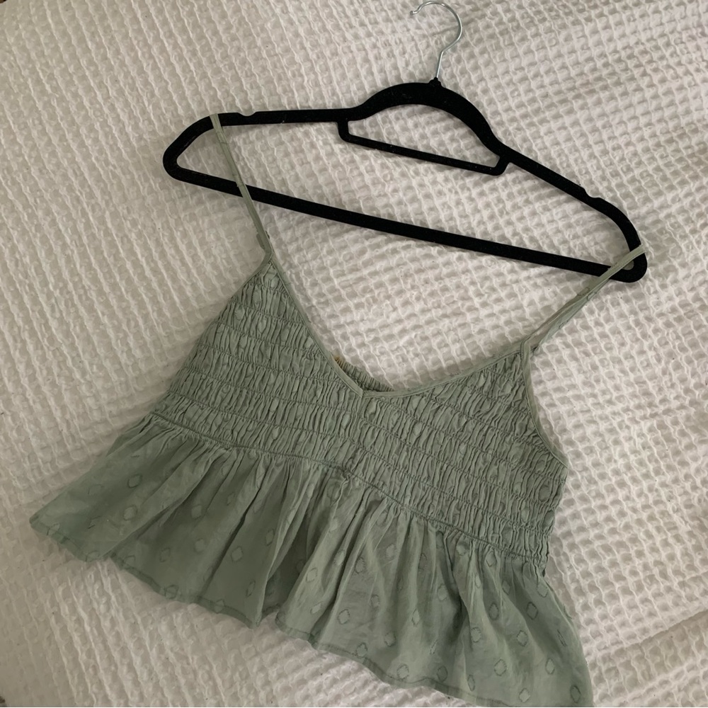 Urban outfitters blue crop tank